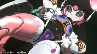 [pubic hair and darker lewd areas] Aria (Robot) - 前後腰振りBass Knight thumbnail