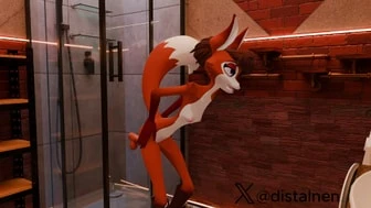 Fox using dildo thumbnail