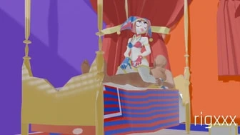 Pomni riding PNJ dick thumbnail