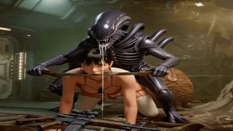 Nell Fuck Alien Xenomorf thumbnail