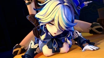 (GENSHIN) Furina getting pumped thumbnail