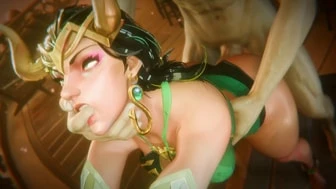 Lady Loki taking backshots [LOZI3D] thumbnail