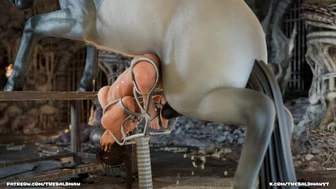 Lara Caged And Fucked Hard Till She Squirts By Horse - Teaser [TheBaldMan] thumbnail