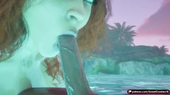 Elf Girl Sucks Cock, Gets Licked and Fucked Hard with Cum on Face & Body thumbnail
