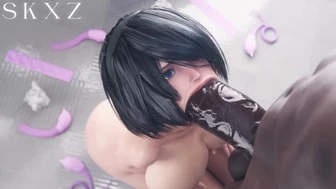 Yorha 2b BBC Blowjob (SKXZ) thumbnail