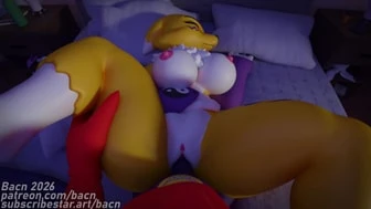 Renamon Sleep Sex [Bacn] thumbnail