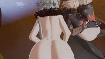 Hilichurls is fucking Burnice White and Caesar King (Assdepk) thumbnail