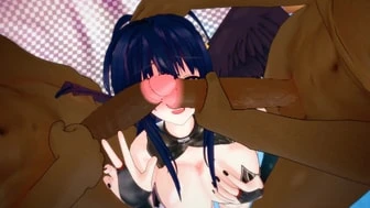 Himejima Akeno Gangbang thumbnail