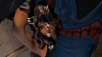 Black Cat's private time with Spiderman thumbnail