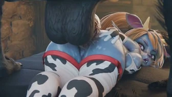 Poppy doggstyle cumming (Rekin3d) thumbnail