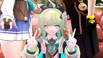 Stelle and March 7th Earfucking Houhou [Eshu-chan] thumbnail