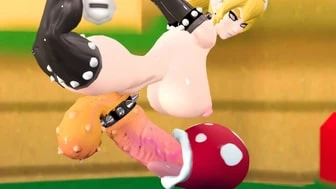 Futa Bowsette Being Milked by Piranha Plants [Eshu-chan] thumbnail