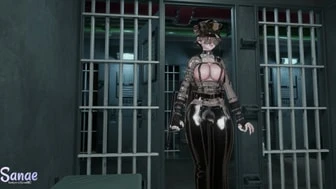 Prisoner VS Cop (HUGE Baton~!) thumbnail