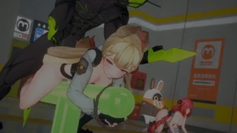 [ZZZ] ethereal & bangboo fucks alice and ukinami thumbnail