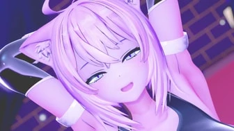 KUROMARU SEXshow Nekomata Okayu Ver (swimming race) [ブラン] thumbnail