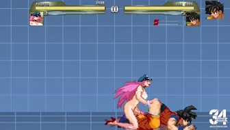 poison gives Goku a spanking miniature