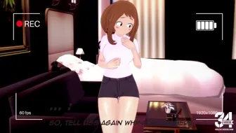 Uraraka gets paid to Fucked miniature