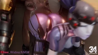 Widowmaker Doggy (Clothed) 썸네일