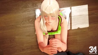 Lyriel the elf gets on her knees 썸네일