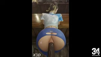 Chun-li Anal Fucked at 7th Heaven (BBC edit) [X3d] miniature