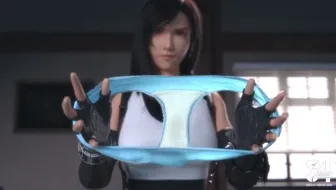 Tifa Shows Panties Censored thumbnail