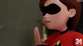 Helen Parr - Blowjob miniature