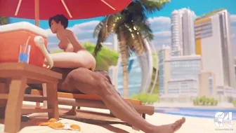 [4K] Tracer On Lifeguard Duty [Kreamu] thumbnail