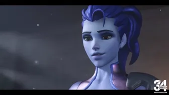 Widowmaker Plays Poker [4K][White][Aphy3d] 썸네일