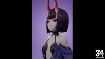 Shuten Blowjob Remake [DKClaude3D]