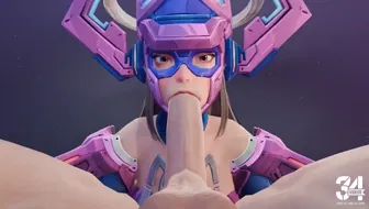 Galacta giving out a blowjob 썸네일