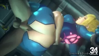 Samus Aran gets her ass pounded thumbnail