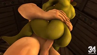 Goblin fucked by human in Goldshire