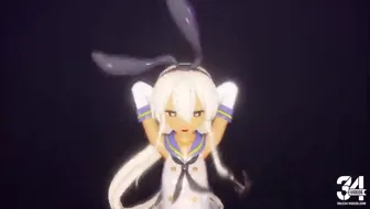 Shimakaze - Goberzerk [MMD R15] Negima 썸네일