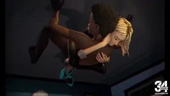 Gwen and Miles ceiling sex miniature