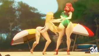 Pyra and mythra by nurico thumbnail