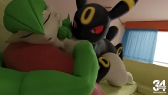 Umbreon x Gardevoir (no sound) miniature