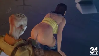 Ashley Reverse Cowgirl Clothed [Darktronicksfm] miniature