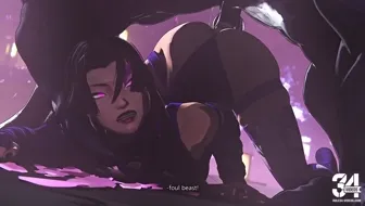 Psylocke and Venom [Nagooanimation] [NO WM] [4K] V2 썸네일