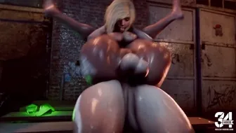 Harley Captures Power Girl [Pure_Lewd3D][NO WM] 썸네일