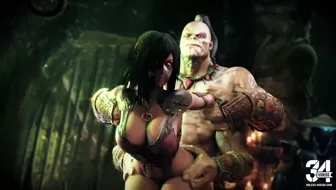 Goro defeats Mileena [LEGENDADO PT-BR] 썸네일