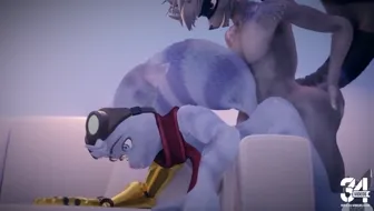 Rivet x Sly Cooper - TwitchyAnimation miniature