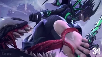 venom licking hela's feet thumbnail