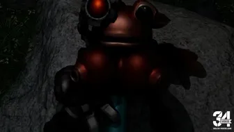 Grox Missionary at night [spore] thumbnail