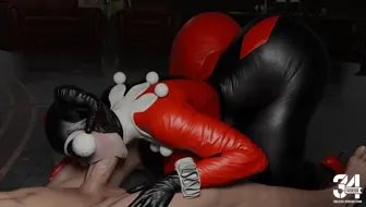 Harley Quinn Blowjob 2 [Dubush1ne34] 썸네일