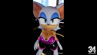 Rouge Shaking Boobs [cybrokrimson] thumbnail