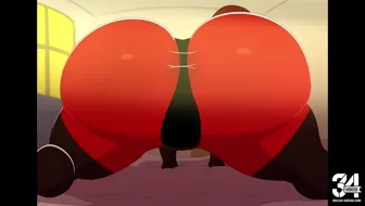 elastigirl twerking