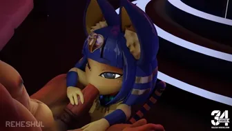 Ankha blowjob thumbnail