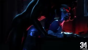 Widowmaker fucked by horse guy 썸네일