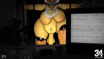 blowing withered chica