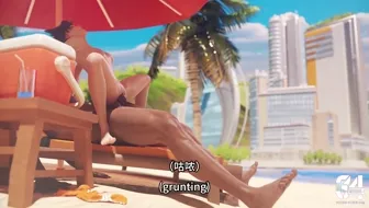 Tracer On Lifeguard Duty[Chinese subtitles][Kreamu] thumbnail